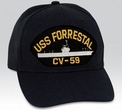 uss forrestal ball cap